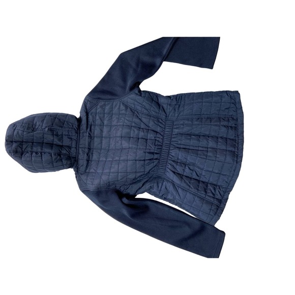 Reebok Quilted Knit Blue Jacket * Cozy Comfort in Women’s Size Medium wom801 - Picture 3 of 10